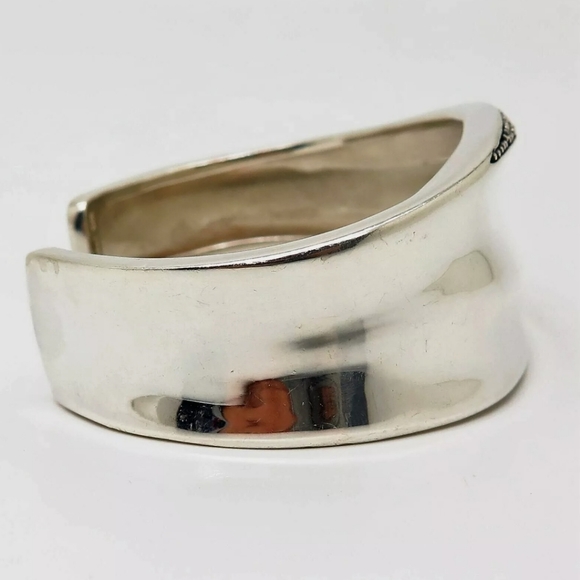 Michael Dawkins 925 Sterling Silver Starry Night Open Cuff Bracelet 51.6… - Picture 5 of 10